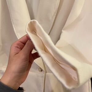 Elegant Cream Women's Suit Set